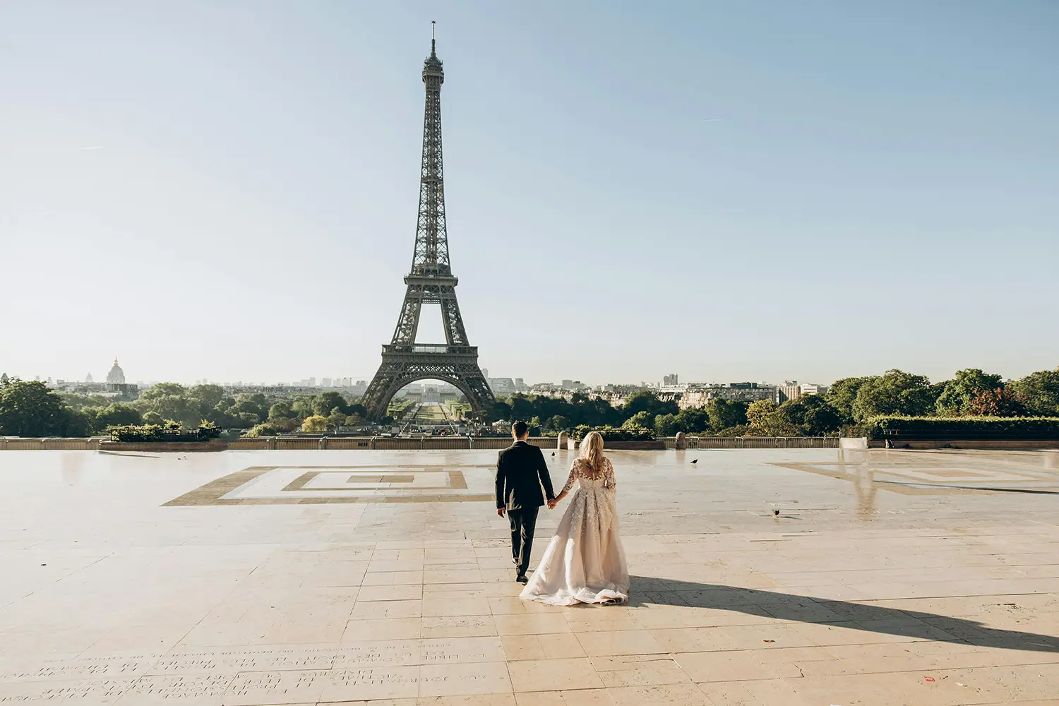 France-inspired wedding dress