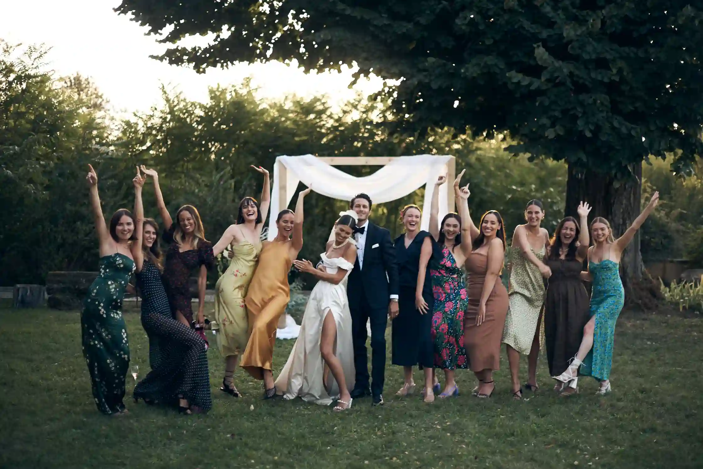 Planning an ethereal garden wedding